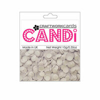 Craftwork Cards - Candi - Shimmer Paper Dots - Icing Sugar