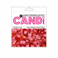 Craftwork Cards - Candi - Shimmer Paper Dots - Berry Crush