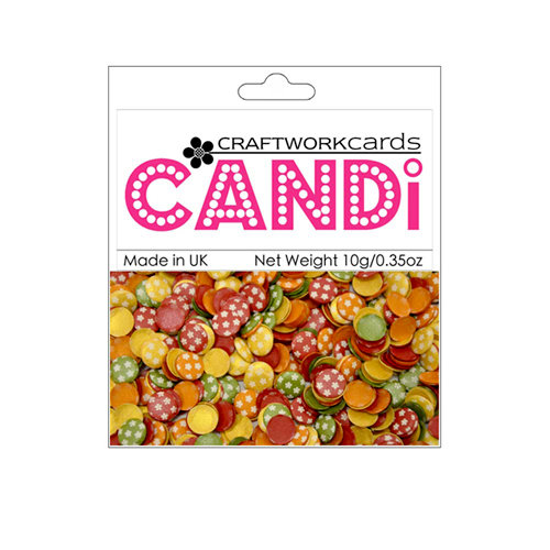 Craftwork Cards - Candi - Shimmer Paper Dots - Flower Toy Box