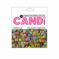 Craftwork Cards - Candi - Shimmer Paper Dots - Flower Patchwork
