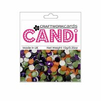 Craftwork Cards - Candi - Metallic and Shimmer Paper Dots - Trick or Treat