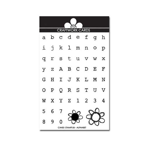 Craftwork Cards - Acrylic Stamps - Alphabet
