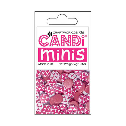 Craftwork Cards - Candi Minis - Paper Dots - Love Parade - Lipstick Pink