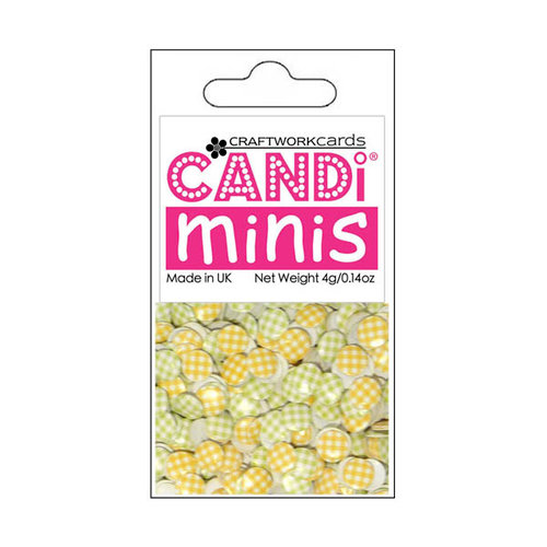 Craftwork Cards - Candi Minis - Paper Dots - Gingham - Strata