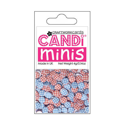 Craftwork Cards - Candi Minis - Paper Dots - Gingham - Galaxy