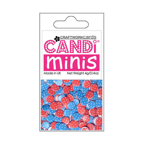 Craftwork Cards - Candi Minis - Paper Dots - Polka Dots - Berry Bliss