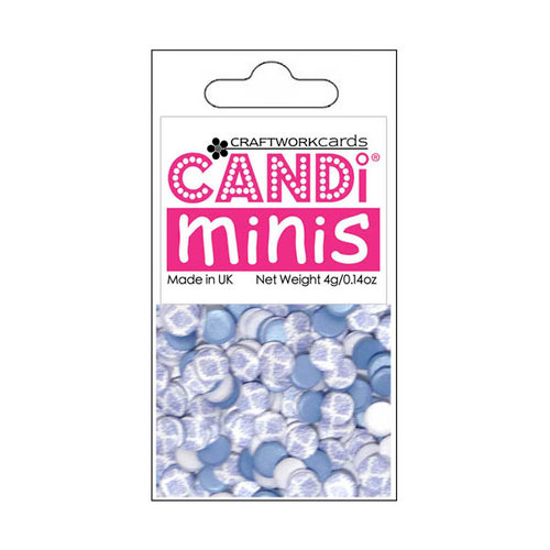 Craftwork Cards - Candi Minis - Paper Dots - Damask - Afternoon Tea