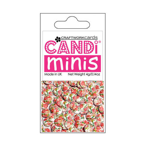 Craftwork Cards - Candi Minis - Paper Dots - Pretty Little Prints - Rose Bouquet