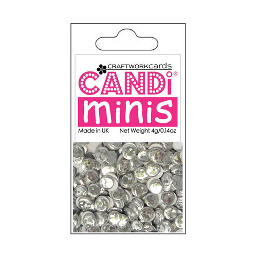 Craftwork Cards - Candi Minis - Paper Dots - Metallic - Crushed Ice