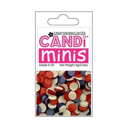 Craftwork Cards - Candi Minis - Paper Dots - Patriotic