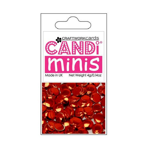 Craftwork Cards - Candi Minis - Paper Dots - Regal Ruby