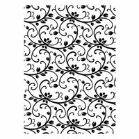 Couture Creations - Christmas Collection - A2 Embossing Folder - Christmas Vineyard
