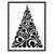 Couture Creations - Christmas Collection - A2 Embossing Folder - Fancy Christmas Tree