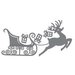 Couture Creations - Merry Little Christmas Collection - Intricutz Dies - Reindeer's Sleigh