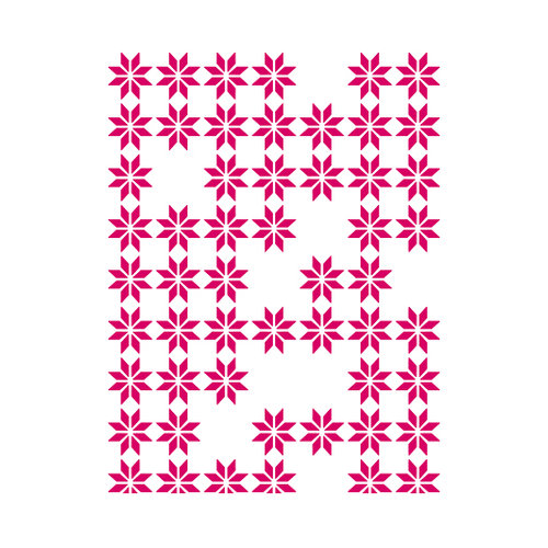 Couture Creations - Mikashet Collection - A2 Embossing Folder - Random Daisies