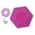 Couture Creations - Sweet Accent Collection - Nesting Dies - Hexagons