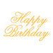 Couture Creations - Everyday Essentials Collection - Designer Dies - Script - Happy Birthday