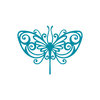 Couture Creations - Kalini Collection - Intricutz Dies - Stained Glass Butterfly