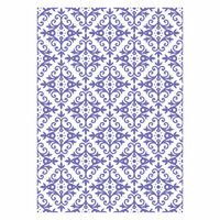 Couture Creations - Hearts Ease Collection - 5 x 7 Embossing Folder - Garden Frame