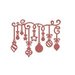 Couture Creations - Christmas Eve Collection - Designer Dies - Hanging Ornaments