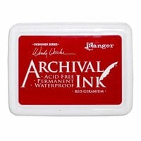 Ranger Ink - Wendy Vecchi - Archival Ink Pads - Red Geranium