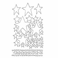 Ranger Ink - The Crafter's Workshop - 9 x 12 Dylusions Stencils - Starry Starry Night
