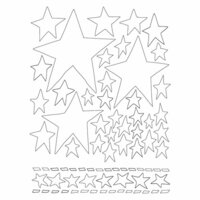 Ranger Ink - The Crafter's Workshop - 5 x 8 Dylusions Stencils - Starry Starry Night