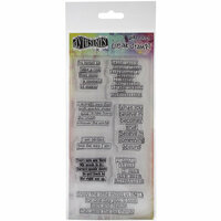 Ranger Ink - Dylusions - Clear Acrylic Stamps - Clearly Quotes