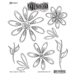 Ranger Ink - Dylusions Stamps - Unmounted Rubber Stamps - Fancy Florals