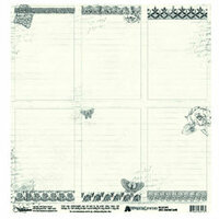 Donna Salazar - Artistic Papers Collection - 12 x 12 Paper - Attic Journal Cards, CLEARANCE