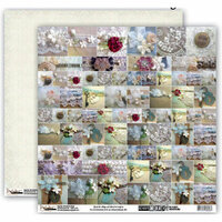 Donna Salazar - Memory Mosaics Collection - 12 x 12 Double Sided Paper - Mixed Media, CLEARANCE