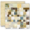 Donna Salazar - Memory Mosaics Collection - 12 x 12 Double Sided Paper - Vintage Paper, CLEARANCE