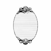Donna Salazar - Compatibles Collection - Cling Mounted Rubber Stamp - Rosey Reflection, CLEARANCE