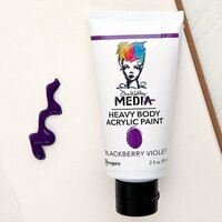 Ranger Ink - Dina Wakley Media - Heavy Body Acrylic Paint - Blackberry Violet