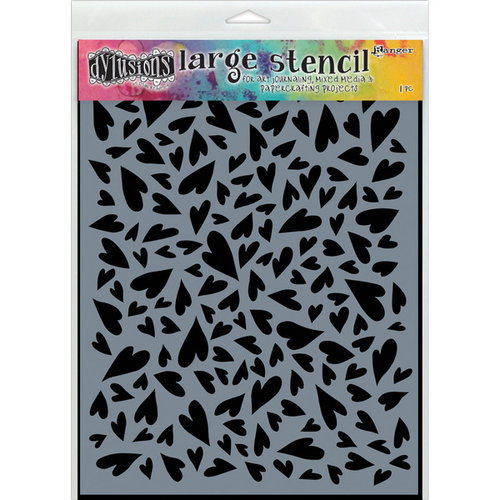 Ranger Ink - Dylusions Stencils - Hearts - Large