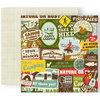 GCD Studios - The Great Outdoors Collection - 12 x 12 Double Sided Paper - Happy Camper