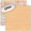 GCD Studios - Funhouse Collection - 12 x 12 Double Sided Paper with Glitter Accents - Candy Apple