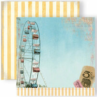 GCD Studios - Funhouse Collection - 12 x 12 Double Sided Paper - Coney Island