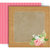 GCD Studios - Splendor Collection - 12 x 12 Double Sided Paper - Floral Frame