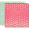 GCD Studios - Splendor Collection - 12 x 12 Double Sided Paper - Pink Flora