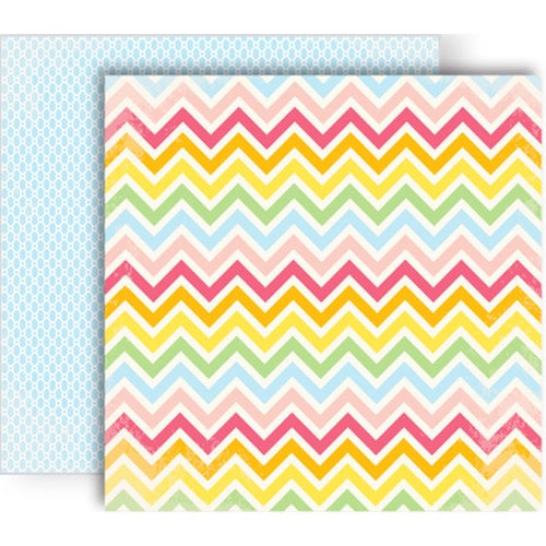 GCD Studios - Oh Happy Day Collection - 12 x 12 Double Sided Paper - Ambers Avenue