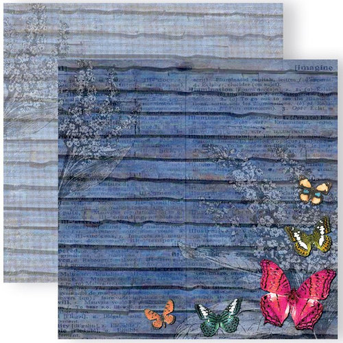 GCD Studios - Donna Salazar - Spring in Bloom Collection - 12 x 12 Double Sided Paper - Take Flight