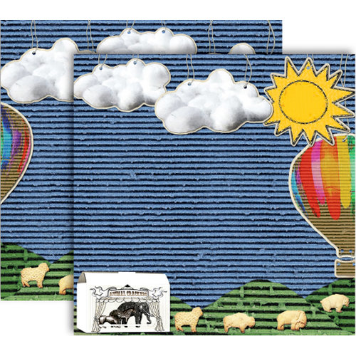 GCD Studios - Donna Salazar - Storybook Collection - 12 x 12 Double Sided Paper - Animal Crackers