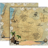 GCD Studios - Donna Salazar - Storybook Collection - 12 x 12 Double Sided Paper - Argh