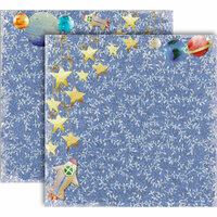 GCD Studios - Donna Salazar - Storybook Collection - 12 x 12 Double Sided Paper - Rocketship