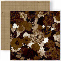 GCD Studios - Melody Ross - Soul Food Collection - 12 x 12 Double Sided Paper - Brown Mod