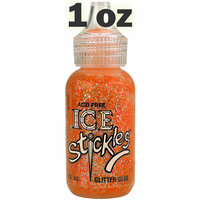 Ranger Ink - Ice Stickles Glitter Glue - Orange Peel