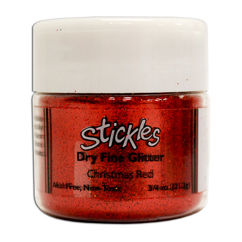 Ranger Ink - Stickles Dry Fine Glitter - Christmas Red