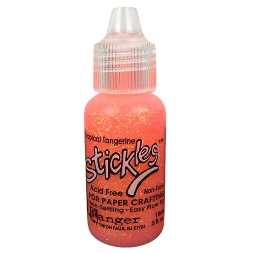 Ranger Ink - Stickles Glitter Glue - Tropical Tangerine