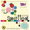 Core'dinations - Spotted Collection - 12 x 12 Color Core Embossed Cardstock Pack - Jillian Dot